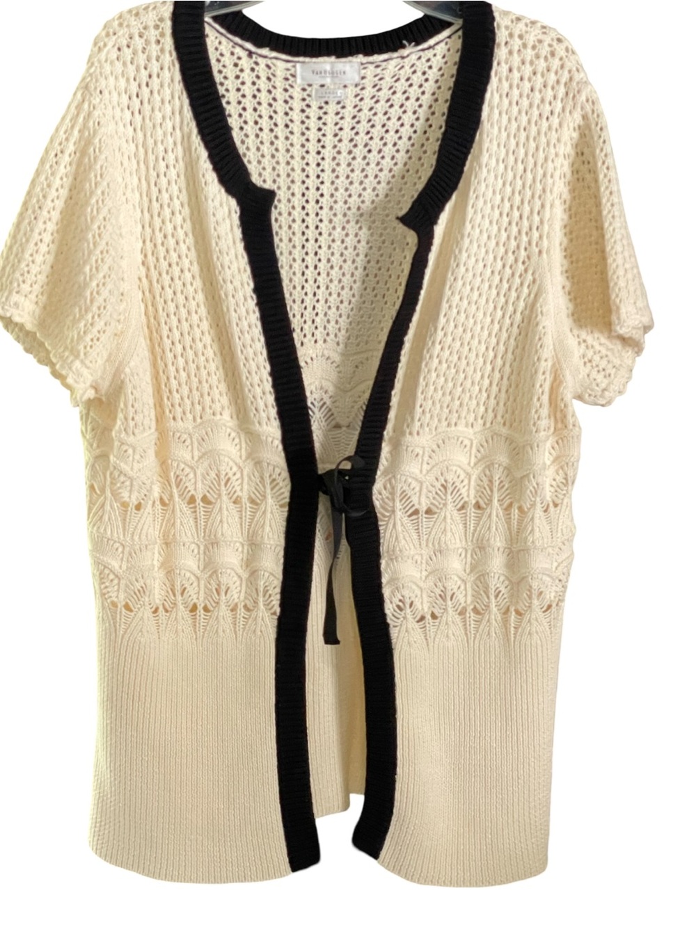 Van Heusen Cardigan Sweater Cotton Knit Made in Japan Women’s Large